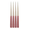Affinity antiikkikynttilä kaksivärinen 4-pakkaus 32 cm, Beige-red