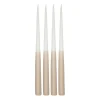 Affinity antiikkikynttilä kaksivärinen 4-pakkaus 32 cm, White-sand
