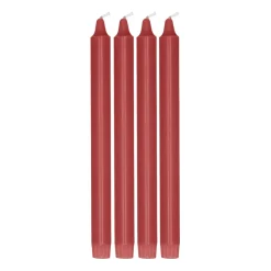Ambiance kruununkynttilä 4-pakkaus 27 cm, Dark red