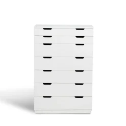 Aoko lipasto 7 laatikkoa, Valkolakka