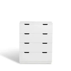 Aoko lipasto 4 laatikkoa, Valkolakka