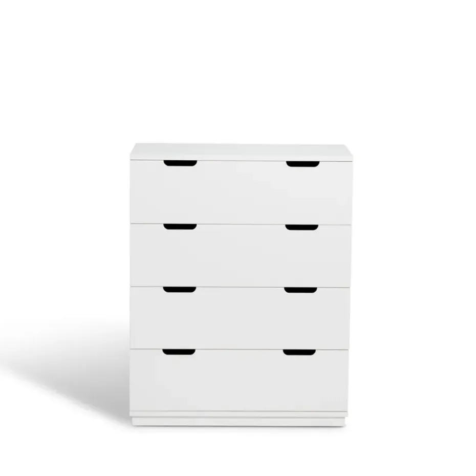 Aoko lipasto 4 laatikkoa, Valkolakka