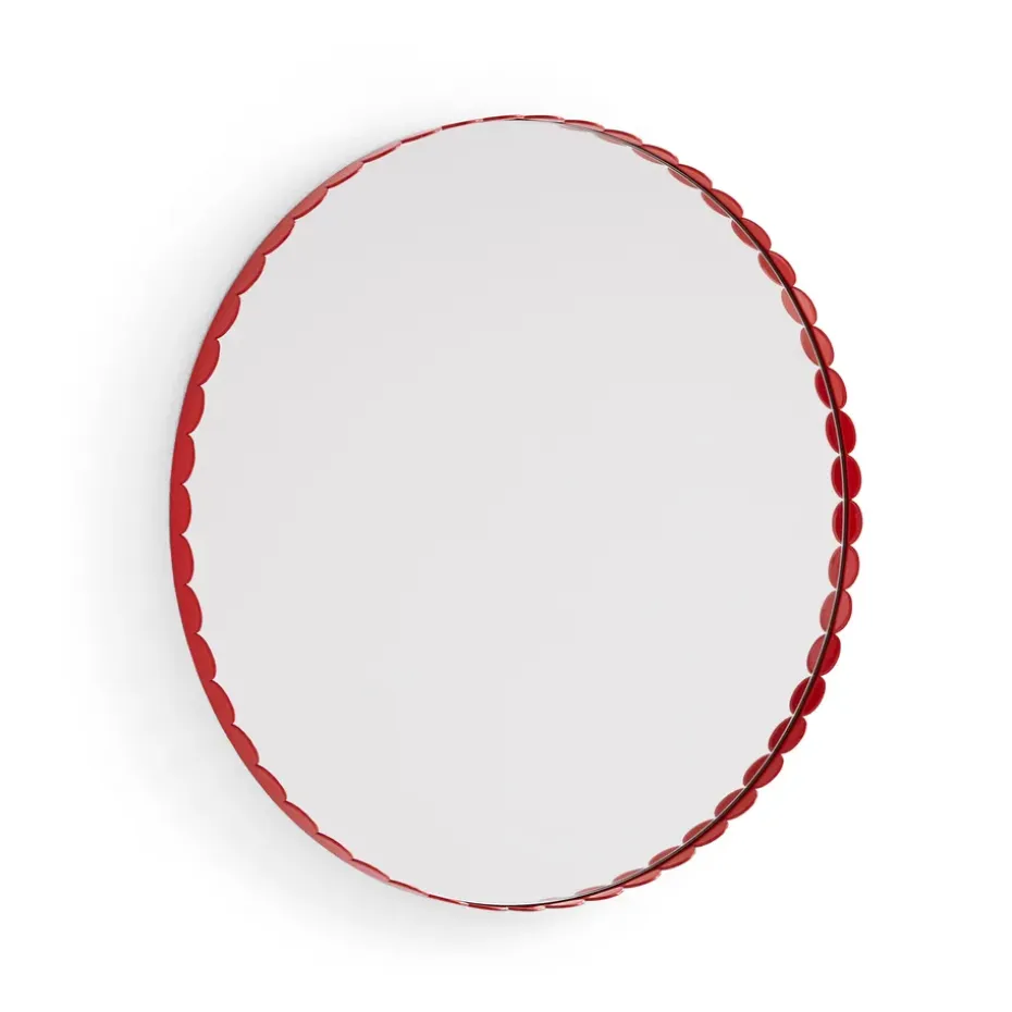 Arcs Mirror -peili Ø 60 cm, Red