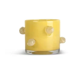 Arlo kynttilälyhty XS Ø10 cm, Gul-beige