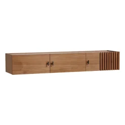 Array seinälle asennettava sideboard, 150 cm, Saksanpähkinä