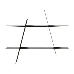 A-Shelf seinähylly Large 78x12x67 cm, Black