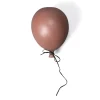 Balloon koriste, 17 cm, Dusty red
