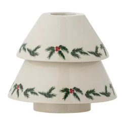 Berry kynttilänjalka Ø10 cm, Valkoinen