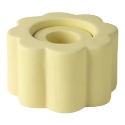 Birgit maljakko/kynttilänjalka 5 cm, Pale Yellow