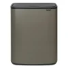 Bo touch bin 60 L, Platinum