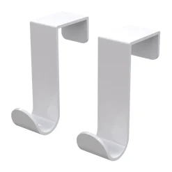 Bosign yksinkertainen J-koukku 2 kpl, Valkoinen