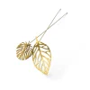 Brass leaves koristeet 2-pack, Wood