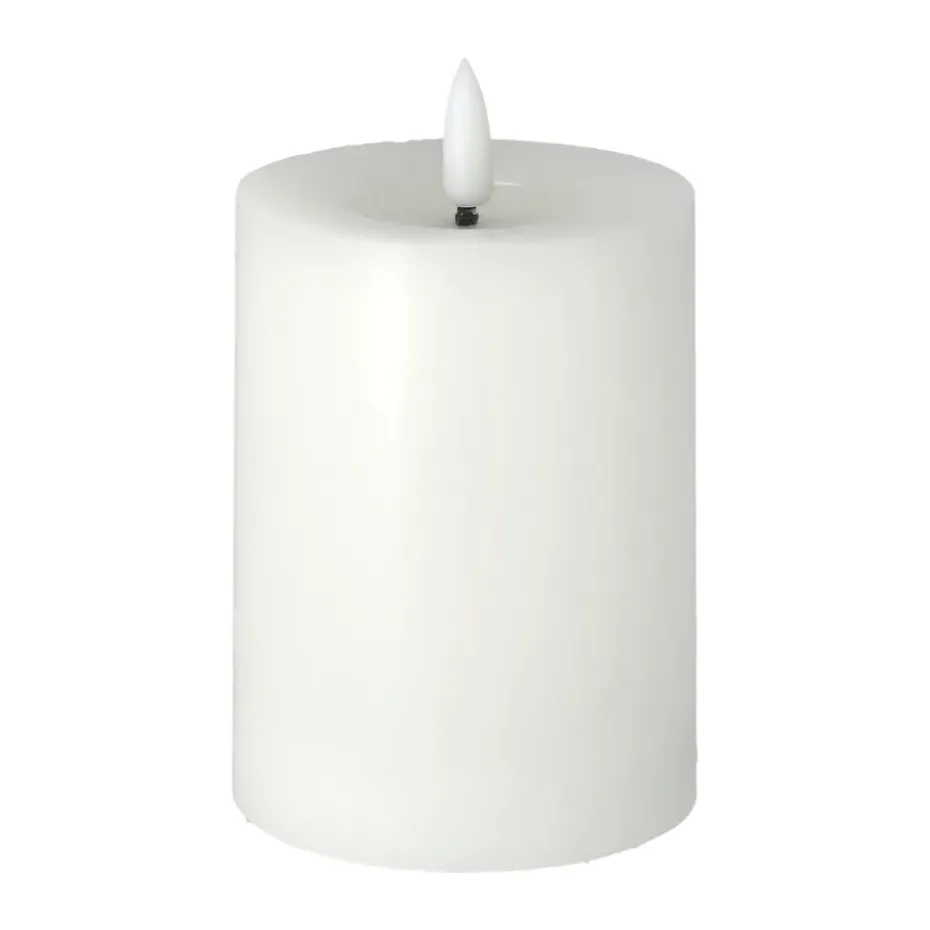 Bright Melt LED-pöytäkynttilä 12,5 cm, Valkoinen