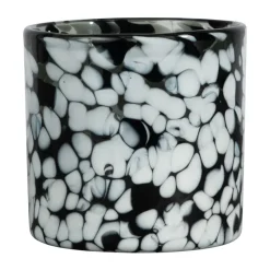 Calore kynttilälyhty XS Ø 10 cm, Black-white