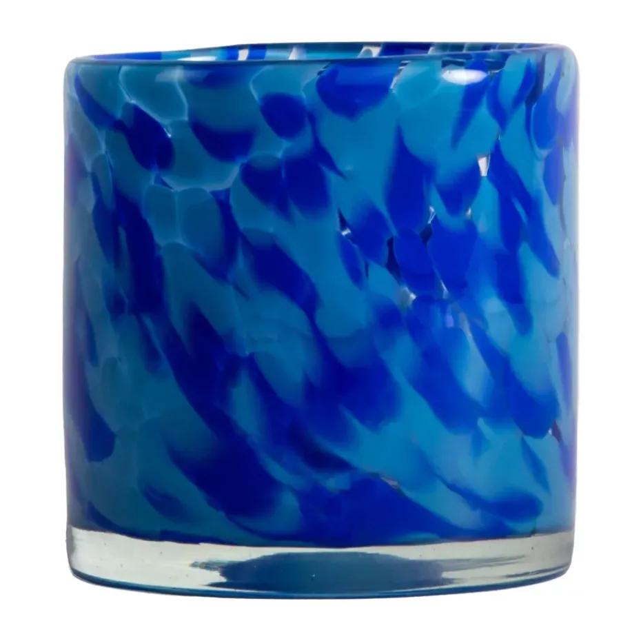 Calore kynttilälyhty XS Ø 10 cm, Monivärinen sininen