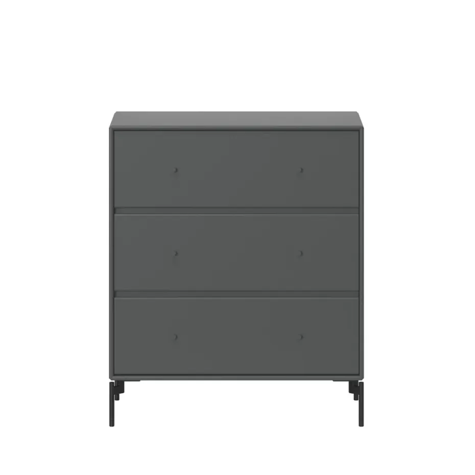 Carry lipasto, Anthracite 04, mustaksi lakatut jalat