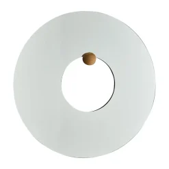 Castellum seinäpeili Ø80 cm, Kirkas öljytty tammi