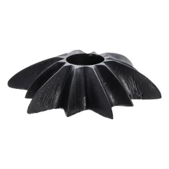 Caville kynttilänjalka tähti 9,5 cm, Black