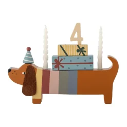 Charlie Birthday koriste 28 cm, Brown-multi