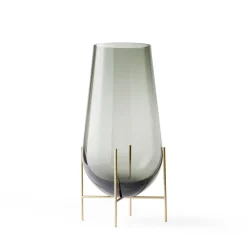 Échasse-maljakko pieni, savunvärinen lasi