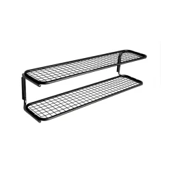 Classic 650 -kenkähylly, Musta/kromi, 2 tasoa, 60 cm