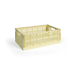 Colour Crate L 34,5 x 53 cm, Light yellow