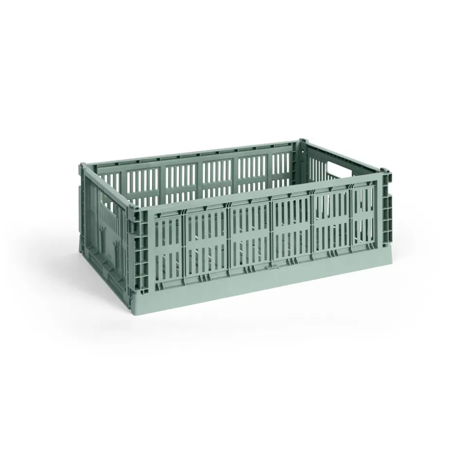 Colour Crate L 34,5 x 53 cm, Sage green