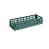 Colour Crate Mini Oblong 13x34,5 cm, Dark green