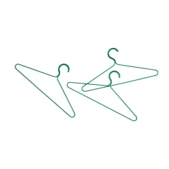 Colour vaateripustin 3-pakkaus, Jungle green