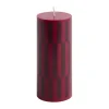Column Candle pöytäkynttilä small 15 cm, Wine-bordeaux