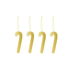 Cooee joulukoriste messinki 4-pack, Candy cane