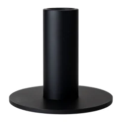 Cooee kynttilänjalka matala 7 cm, Musta