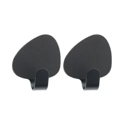 Curve Nupo -koukku M, 2-pakkaus, Black