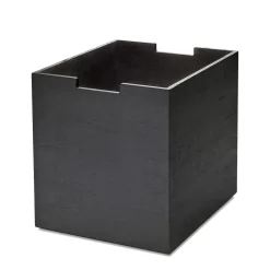 Cutter säilytyslaatikko iso, mustaksi maalattu tammi