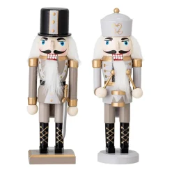 Darren pähkinänsärkijä koriste 20,5 cm 2 osaa, Gold