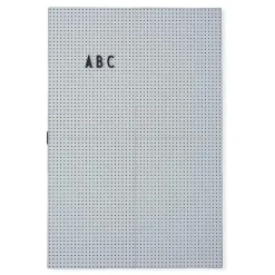 Design Letters kirjaintaulu A3, vaaleanharmaa