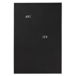 Design Letters kirjaintaulu A2, musta