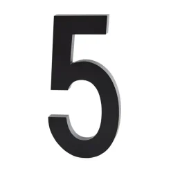 Design Letters numerot alumiini 100 mm, 5