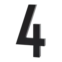 Design Letters numerot alumiini 100 mm, 4