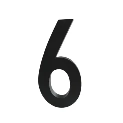 Design Letters numerot alumiini 50 mm, 6