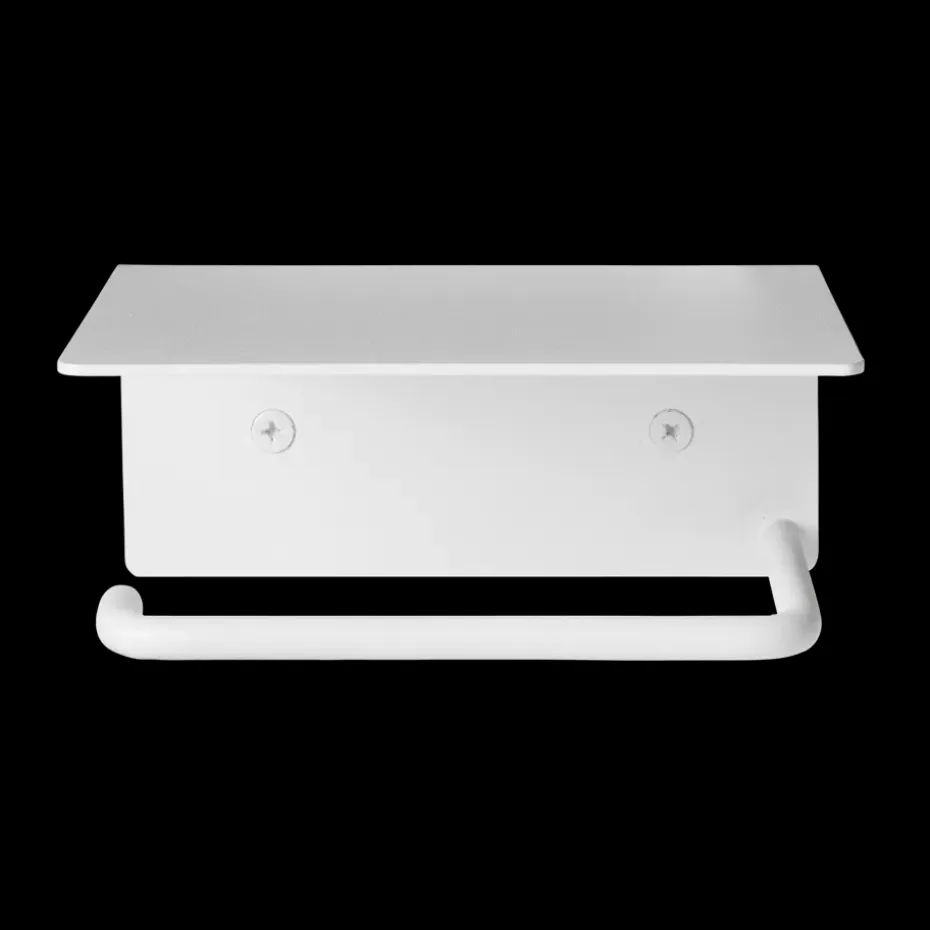 Dora wc-paperiteline hyllyllä, White