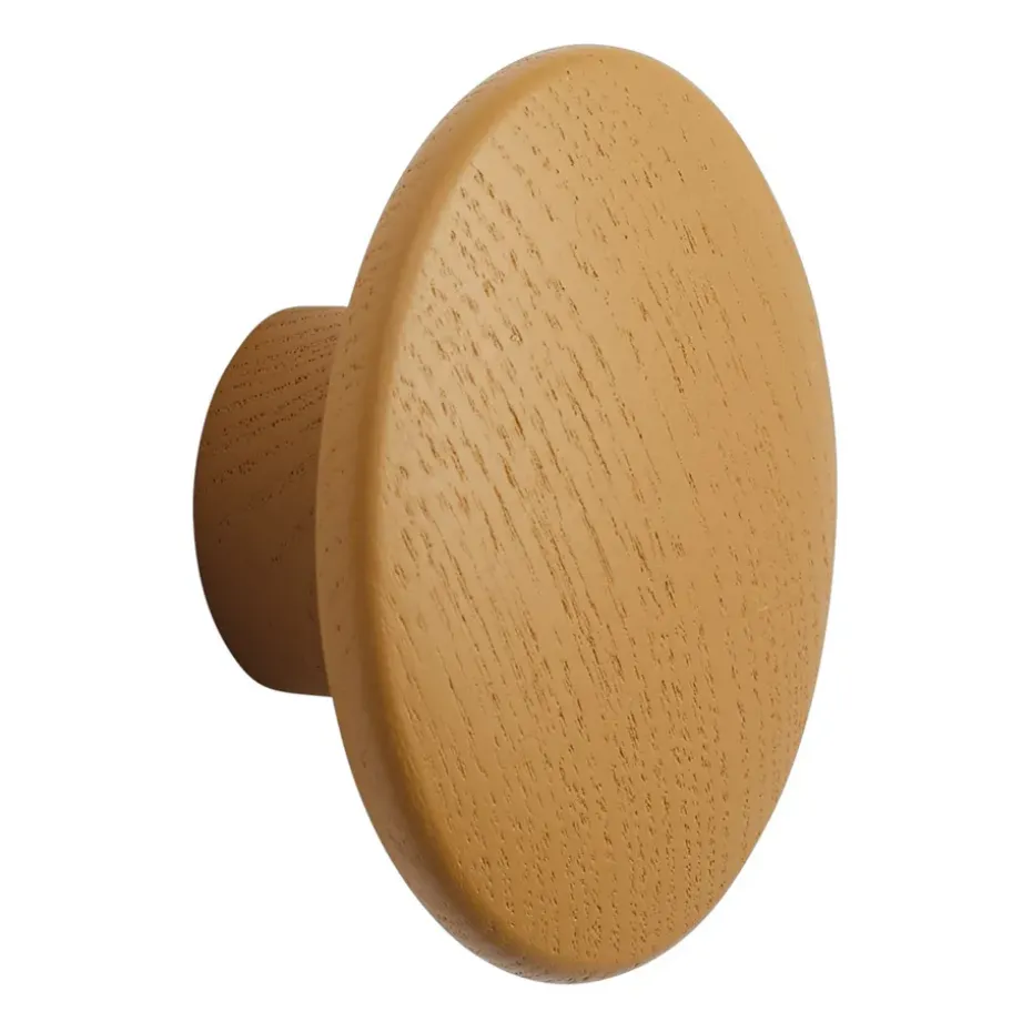 Dots wood -koukku burnt orange, Ø 6,5 cm