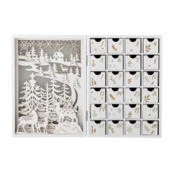 Elimar adventtikalenteri valaistuksella, Valkoinen