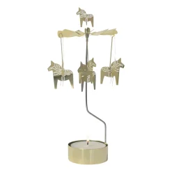 Enkelikello taalainmaanhevonen suuri 25 cm, Kulta