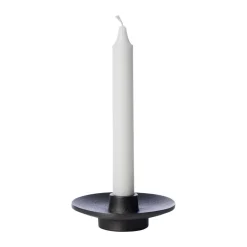 Ernst kynttilänjalka alumiini Ø12 cm, Musta