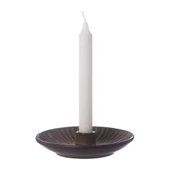 Ernst kynttilänjalka Ø16x3,5 cm, Ruskea-beige
