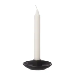 Ernst kynttilänjalka Ø10,5x3,5 cm, Musta