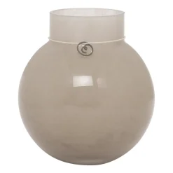 Ernst lasimaljakko pyöreä beige, K 14 cm Ø 13 cm