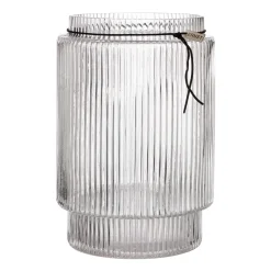 Ernst lasimaljakko uritettu kirkas, Ø 19,5 cm x k 28 cm