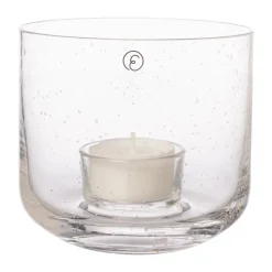 Ernst lasinen kynttilälyhty, Ø10x9 cm